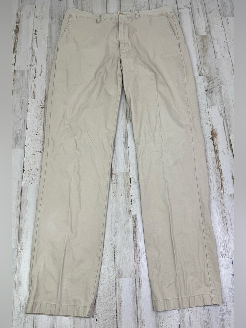 J Crew Essex Pant Chino Mens 32x33 Beige Cotton Urban